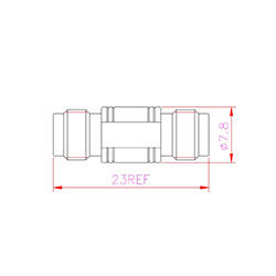 HS-1.85mmF to 1.85mmF Adapter (67G)